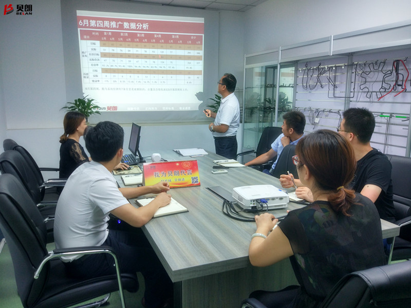 總結工作，計劃未來——貝朗鐵絲成型機員工周例會